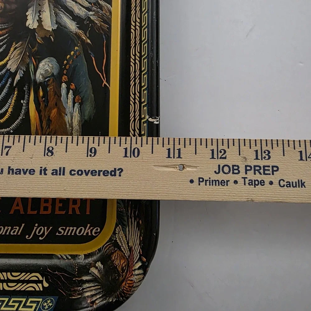 1983 PRINCE ALBERT TOBACCO Chief Joseph Nez Perce Add Serving Tray Vintage